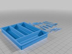 Bac Et Couverts 3D Printer Model