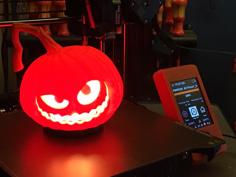 Jackie Jack-o-Lantern WS2812 LED Candle Light 3D Printer Model