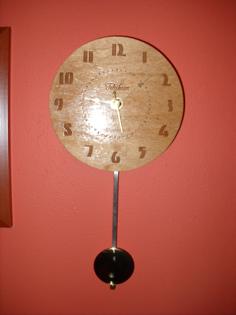 Laser Cut Deco Clock Face