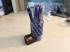 Pencil Holder With Drawer 3D Printer Model