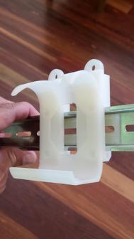 GL.inet Beryl AX Bracket With DIN Rail Mount 3D Printer Model