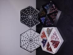 Magnetic Web Dice Box 3D Printer Model