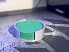 Utah Jazz Coasters 3D Printer Model