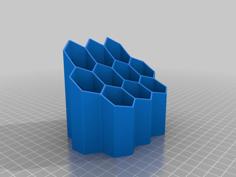 Hexagonal/honeycomb Organizer 3D Printer Model