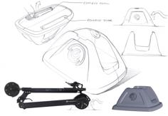 EcoReco E-scooter Parking Block In Car Trunk 3D Printer Model