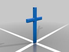 Multi Purpose Cross Pendant 3D Printer Model