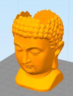 Buddha Pot Plant Square 3D Printer Model