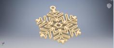 Snowflake 3D Printer Model