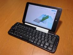 Tablet Stand For REUDO RBK-3000BT Foldable Keyboard + Lenovo Miix 2 8 3D Printer Model