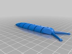 Articulated Slug – Magnet 3 Color 3D Printer Model