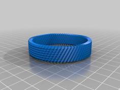 Cylinder Scyro Bangle 3D Printer Model