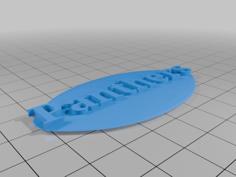 Carolina Panthers Logo 3D Printer Model