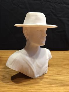 Terence Hill Bust – No Support Cut 3D Printer Model