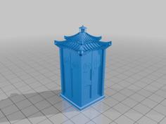 Jade Pagoda (TARDIS Escape Pod) 32mm 3D Printer Model