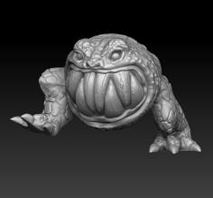 Toothy Monster 3D Printer Model