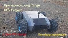 Open Source UGV Project 3D Printer Model