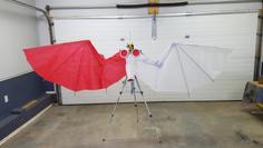 Wing Cosplay Framework 3D Printer Model