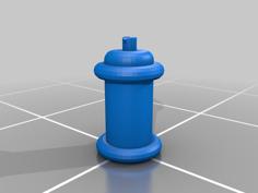 [L3GO] Brick / Block Compatible Spraycan 3D Printer Model