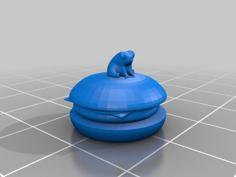 Fred The Frog But Hes On A Burger 3D Printer Model