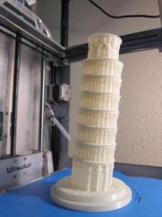 Leaning Tower Of Pisa – Glow In Dark PLA 3D Printer Model