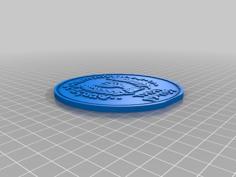 MOSSAD Logo 3D Printer Model