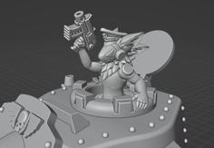 Protogen Tank Commander/ Commissar 3D Printer Model