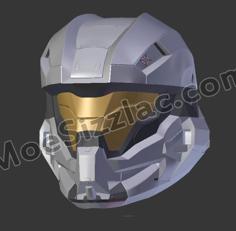 Halo 4 – Recruit Helmet 3D Printer Model