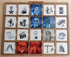 Codenames Picture Grid, Laser Cut