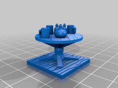 Tavern Table On 25mm Base 3D Printer Model