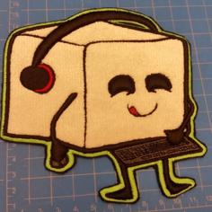 Laser Cut Chibi Sugar Cube Patch