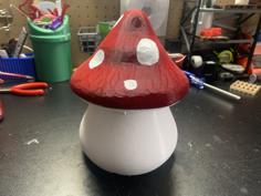 Mushroom Storage 3D Printer Model