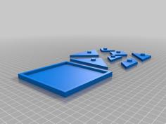 Tangram Game-3D Pieces 3D Printer Model