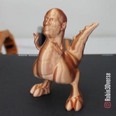 TyROCKasaurusRex Support-Free MashUp 3D Printer Model