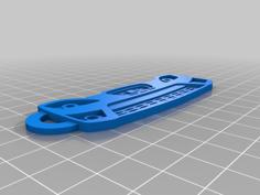 Seat Leon Cupra 1P Key Chain 3D Printer Model