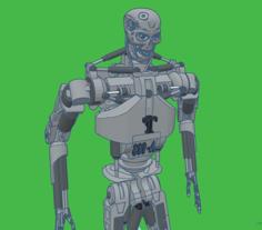 T-800-A Simplified Version Rip By Mcka3ax40 3D Printer Model