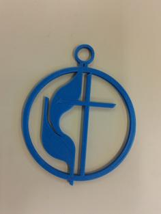 Cross And Flame 3D Printer Model