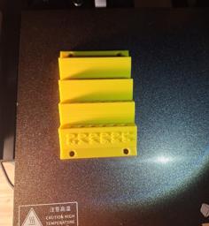 Nozzle Organizer Wallmount 3D Printer Model