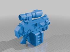 Warhammer 40K Carcharodons (space Sharks) Weapons 3D Printer Model