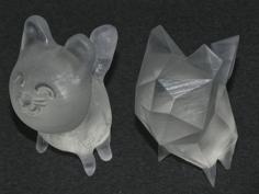 Cat — Hi-poly / Lo-poly 3D Printer Model