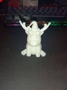 Cute Reindeer 3D Printer Model