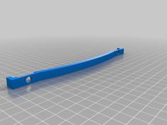 Hydrofoil Track Nut Guide 3D Printer Model