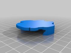 Paw Print Popsocket 3D Printer Model