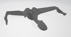 Star Trek Klingon Bird Of Prey Tabletop 3D Printer Model