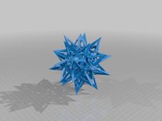 ESCHER STAR ICOSIDODECAHEDRAL POLYKNOT 1 3D Printer Model