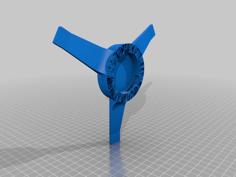 2005 Mustang Spinner Center Cap 3D Printer Model