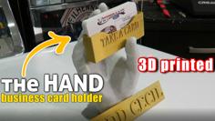 The HAND Business Card Holder 3D Printer Model