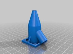 33mm Air Assist Nozzle 3D Printer Model