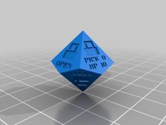 League Of Dungeoneers Dice 3D Printer Model