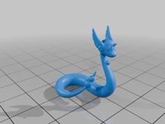 Pokemon Dragonair #148 – Optimized For 3D Printing 3D Printer Model