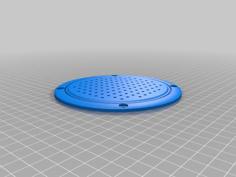 Speaker Grille For Visaton BG-13 Speaker 3D Printer Model